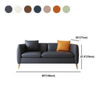 Sofá de brazo de esmoquin contemporáneo 30.31 "Sofá estándar de ancho para sala de estar