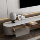 Stone TV Media Console Contemporary Media Console with 2 Drawers Clearhalo 'furn' 'furn_tv_stands_entertainment_centers' 'Furniture' 'Living Room Furniture' 'TV Stands & Entertainment Centers' 'TV Stands & Media Storage Furniture' 'tv_stands_entertainment_centers' 1200x1200_91555c7a-09c6-4643-b2f6-53aef7bad085