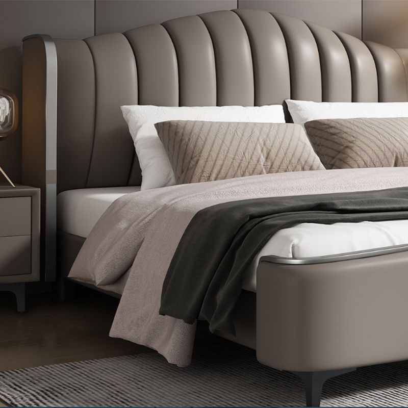 Style de style glamour tête de lit en cuir matériau en cuir éponge rempli de choix multicolore