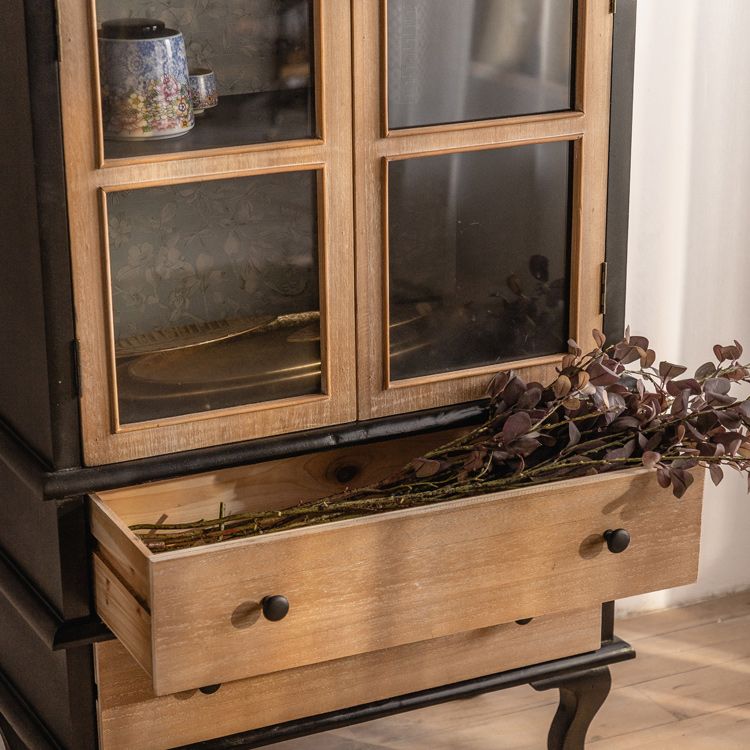 Solid Wood Cabinet Industrial Stain Resistant Accent Cabinet Clearhalo 'Cabinets & Chests' 'cabinets_chests' 'furn' 'furn_cabinets_chests' 'Furniture' 'Living Room Furniture' 1200x1200_9156954b-80b4-4580-9b72-75e08b7155c8