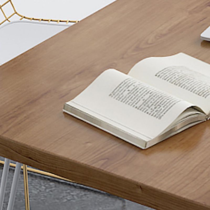 Rechteckig geformte Büro -Schreibtische reversibler natürlicher Schreibtisch für Büro