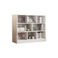 Standaard gesloten back -boekenplank Engineered Wood Scandinavian boekenkast