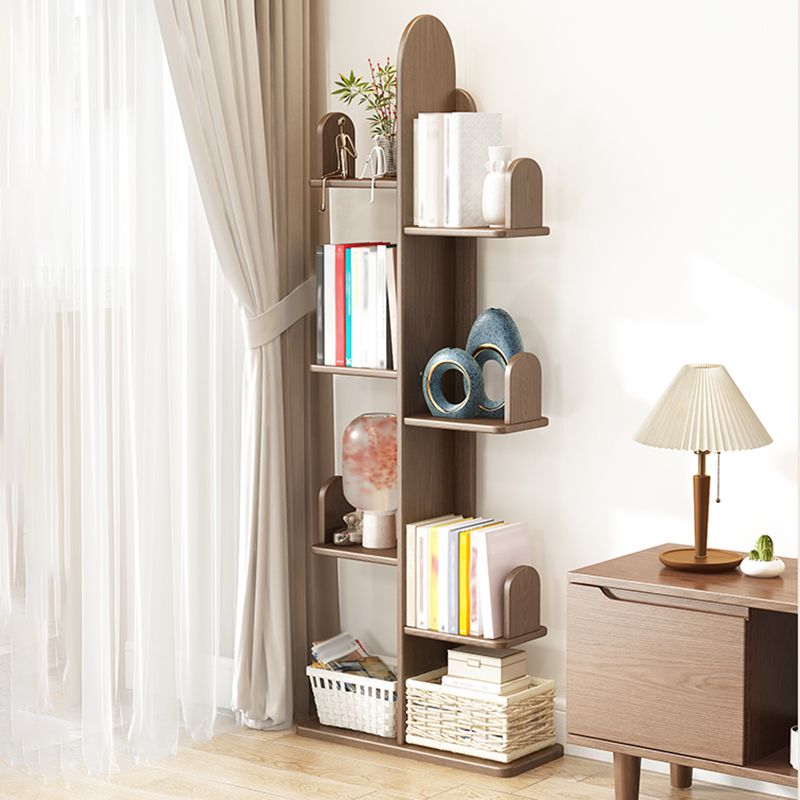 Modern Open Back Standard Book Shelf Wooden Bookcase for Study Room Clearhalo 'Bookcases' 'furn' 'furn_bookcases' 'Furniture' 'Office Furniture' 1200x1200_9159931b-df9c-4ade-b36f-474794893730