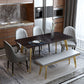 Glam Dining Table Set 1/2/5/6/7 Pieces Sintered Stone Dining Set Clearhalo 'Dining Room Sets' 'Dining Tables & Seating' 'dining_room_set' 'furn' 'furn_dining_room_set' 'Furniture' 'Kitchen & Dining Furniture' 1200x1200_9159db3a-79f8-4a07-8fe1-8c2b48124a00