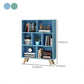 Modern Engineered Wood Standard Bookshelf Closed Back Bookcase with Shelves