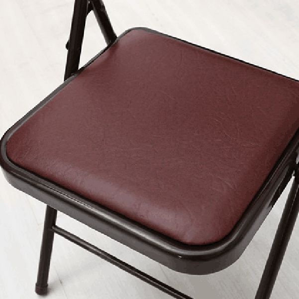 Modern Armless Upholstered Office Chair Leather Metal Office Chair Clearhalo 'furn' 'furn_office_chair' 'Furniture' 'Office Chairs' 'Office Furniture' 'office_chair' 1200x1200_915a7f91-5f49-49cb-890c-bb15a6c6f855