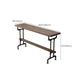 Solid Wood Bistro Bar Table Rectangle Black Base Bar Table for Dining Room Clearhalo 'Bar Furniture' 'Bar Tables' 'bar_tables' 'furn' 'furn_bar_tables' 'Furniture' 'Kitchen & Dining Furniture' 1200x1200_915a87e5-eb5d-48af-af69-3fd57c525f48
