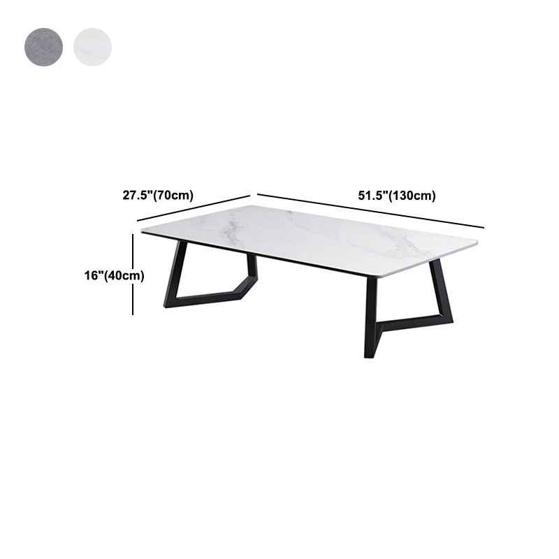 Tavolino rettangolare in ardesia tavolino ornato per soggiorno