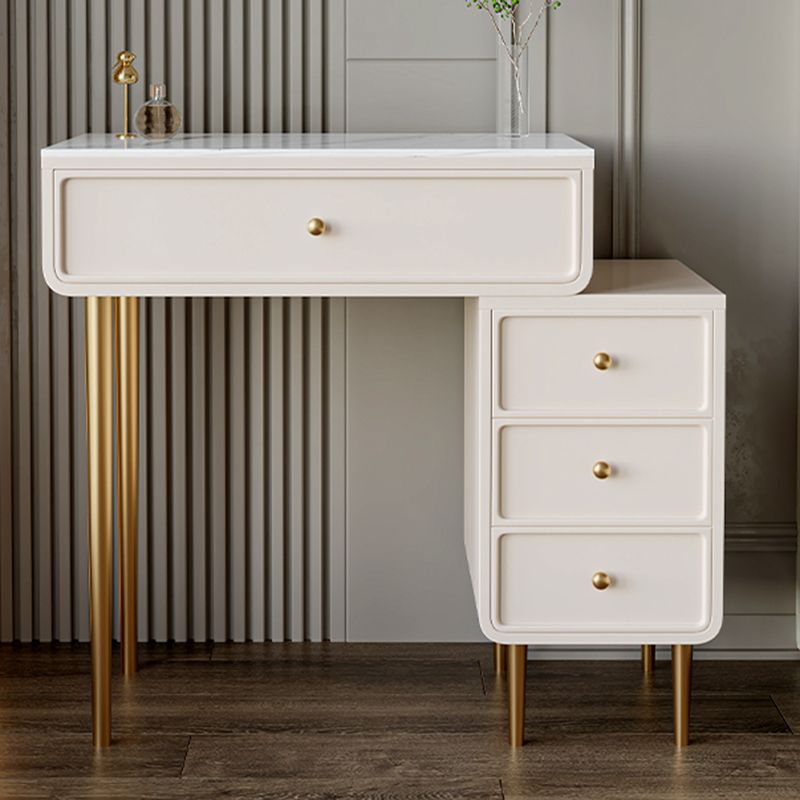 Luxurious Vanity Makeup Dressing Table Solid Wood Dresser with Metal Legs Clearhalo 'Bedroom Furniture' 'furn' 'furn_makeup_vanities' 'Furniture' 'Makeup Vanities' 'makeup_vanities' 1200x1200_915c7905-70b7-42d7-b734-4ba9edb6f4fb