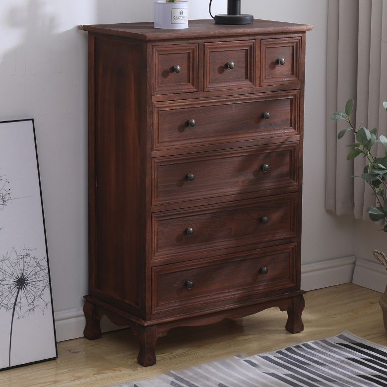 Traditional Style Storage Chest Bedroom Solid Wood Storage Chest Dresser with Drawers Clearhalo 'Bedroom Furniture' 'Dressers & Chests' 'dressers_chests' 'furn' 'furn_dressers_chests' 'Furniture' 1200x1200_915cb19d-ad7c-46c3-883f-a26655ff82a3