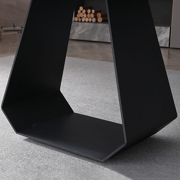 Modern 1/3/4/5/7 Pieces Grey Dining Table Set with Sintered Stone Top Steel Dinette Set Clearhalo 'Dining Room Sets' 'Dining Tables & Seating' 'dining_room_set' 'furn' 'furn_dining_room_set' 'Furniture' 'furniture_dining_room_set' 'Kitchen & Dining Furniture' 'kitchen&dining_furn' 'kitchen' 1200x1200_915d923a-1a70-4218-873d-74260f02105c