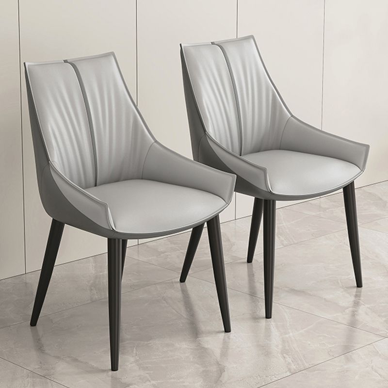 Glam Style Parsons Back Upholstered 4 Legs Home Use Dining Side Chair Clearhalo 'Dining Chairs' 'Dining Tables & Seating' 'dining_chair' 'furn' 'furn_dining_chair' 'Furniture' 'Kitchen & Dining Furniture' 1200x1200_915f33a4-85ee-4cb8-a2de-e6d15dc53285