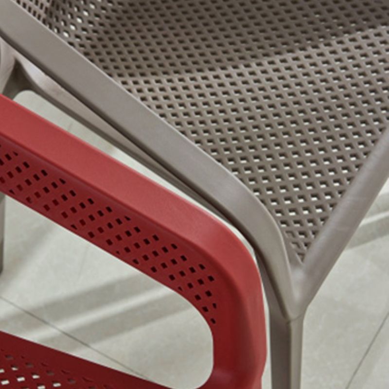 Plastic Contemporary Arm Chair Kitchen Dining Room Crossback Chair Clearhalo 'Dining Chairs' 'Dining Tables & Seating' 'dining_chair' 'furn' 'furn_dining_chair' 'Furniture' 'furniture_dining_chair' 'Kitchen & Dining Furniture' 1200x1200_915f8872-aad5-44e7-916d-1ccdc3c54618