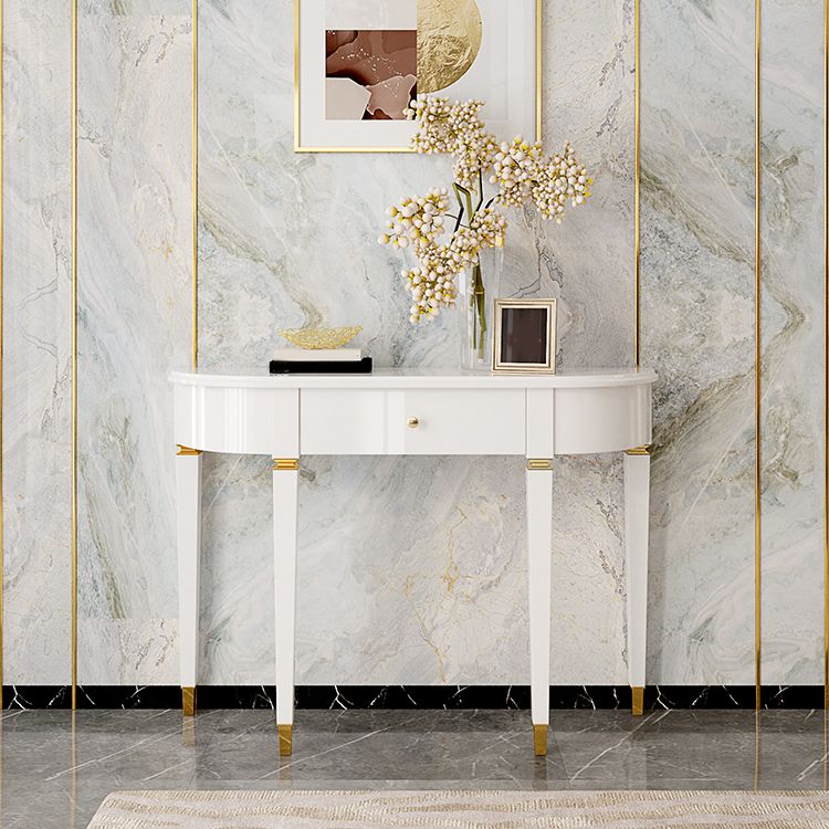 Tavolo da console di legno moderno di metà secolo Tavolo di divano console per la sala