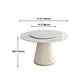 Modern Style Dining Table Round White Sintered Stone Dining Table for Home Use Clearhalo ' dining_table' 'Dining Tables & Seating' 'Dining Tables' 'furn' 'furn_dining_table' 'Furniture' 'furniture_dining_table' 'Kitchen & Dining Furniture' 'kitchen&dining_furn' 'kitchen' 'kitchen_dining_table' 1200x1200_916140dd-c50f-4c19-b41a-72f52bdce5e8
