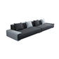 Scandinavian Velvet 3/4-seat Sectional Pillow Top Arm Sectional