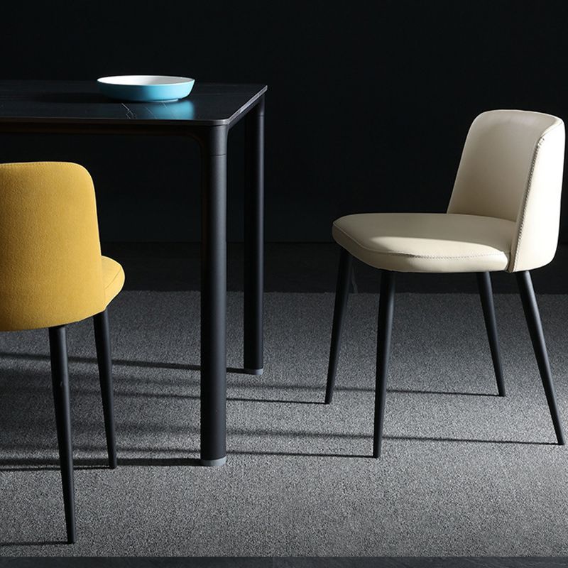 Contemporary Home Dining Chairs Armless Low Back Dining Side Chair Clearhalo 'Dining Chairs' 'Dining Tables & Seating' 'dining_chair' 'furn' 'furn_dining_chair' 'Furniture' 'Kitchen & Dining Furniture' 1200x1200_9162d263-9259-4547-b1b4-fc1191b14750