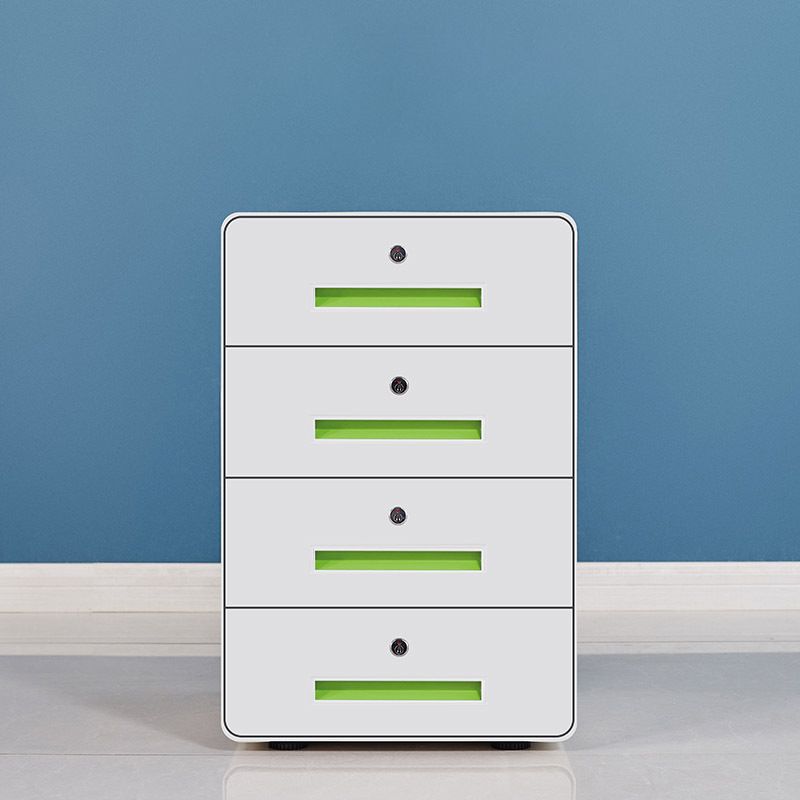 Acero de gabinete tradicional con cajones de bloqueo de cajones para la oficina