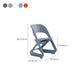 Contemporary Plastic Dining Armless Chair Kitchen Open Back Chair for Home
