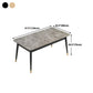 Traditional Luxury Rectangle Dining Table Stone Dinner Table with 4-foot Clearhalo 'Dining Tables & Seating' 'Dining Tables' 'dining_table' 'furn' 'furn_dining_table' 'Furniture' 'furniture_dining_table' 'Kitchen & Dining Furniture' 'kitchen' 'kitchen_dining_table' 1200x1200_91656ced-167f-4648-a659-a11cee3cfafe