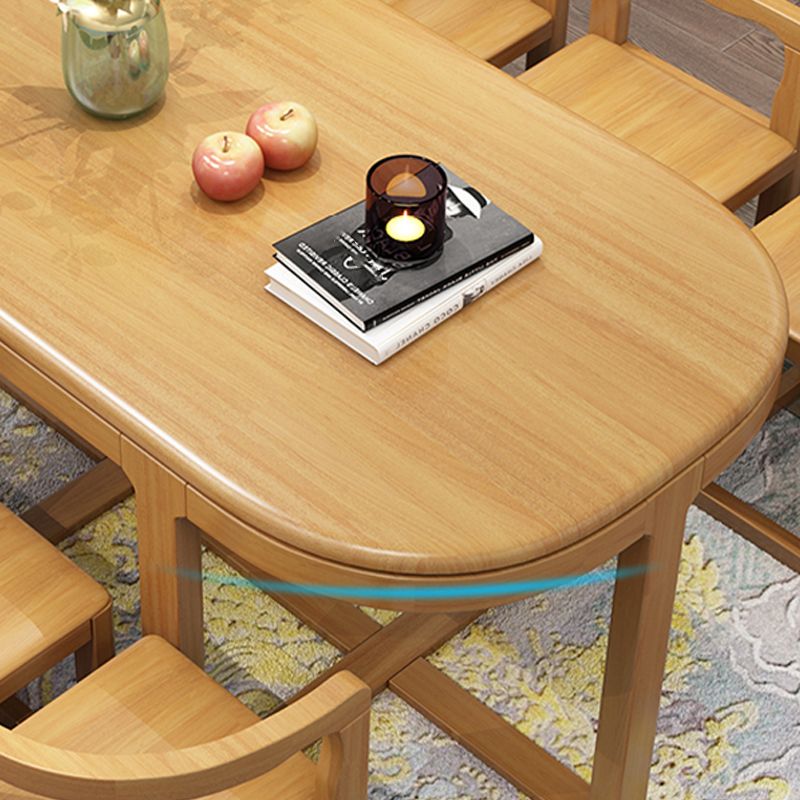Juego de silla de comedor y mesa de 7 piezas juegos de mesa de comedor contemporáneos