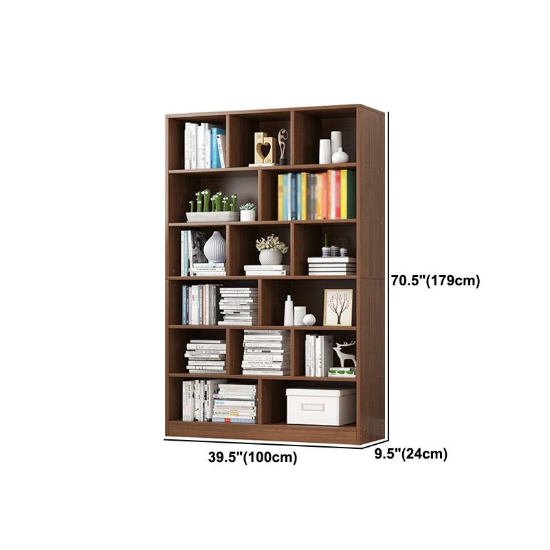 Manufactured Wood Standard Bookshelf Scandinavian Vertical Closed Back Bookshelf Clearhalo 'Bookcases' 'Furniture' 'furniture_bookcases' 'kitchen' 'kitchen_bookcases' 'Living Room Furniture' 'Office Furniture' 1200x1200_9168c91f-27f0-4abf-a6d5-453f992be5e6
