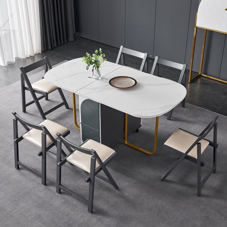 Tableau de sites à manger de base de meubles de style moderne, 59 "L x 31,5" W x 29,3 "H