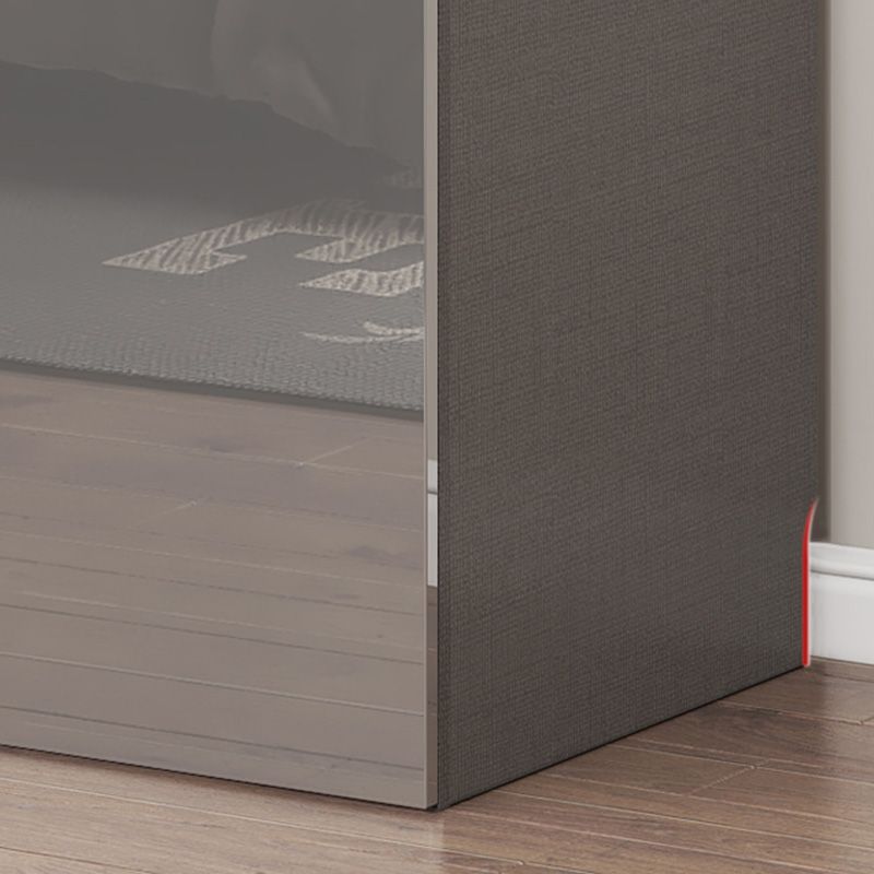 Slaapkamer Moderne opbergkast houten garderobe kast met kledingstaaf