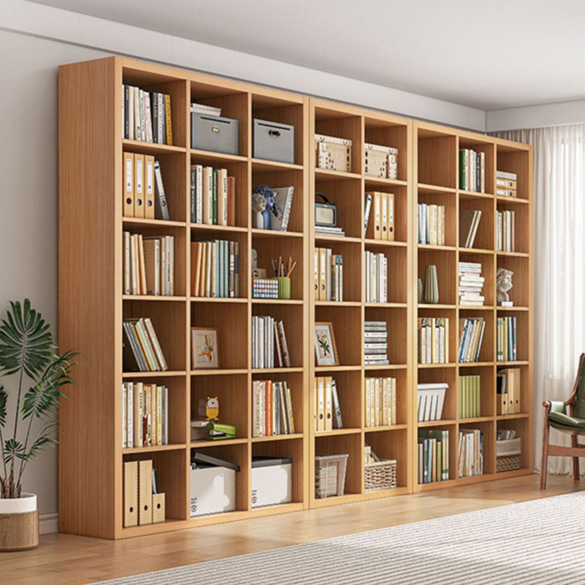 11,8 "W Scaffali standard Bookcase ingegnerizzato in legno chiuso.