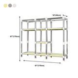 Armadio in metallo armadio del guardaroba in stile contemporaneo Armaia con asta di abbigliamento per casa