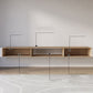 Enclosed Storage Media Console TV Stand Stone TV Stand with 2 Drawers Clearhalo 'furn' 'furn_tv_stands_entertainment_centers' 'Furniture' 'Living Room Furniture' 'TV Stands & Entertainment Centers' 'TV Stands & Media Storage Furniture' 'tv_stands_entertainment_centers' 1200x1200_916d4458-2040-42ba-8f12-194c76bc4101