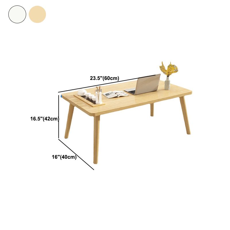 16.5 "lange 4 poten natuurlijke/ witte rechthoekige houten tafelblad salontafel
