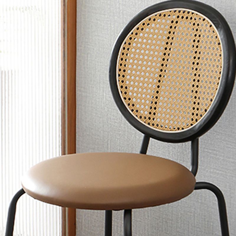 Contemporary Dining Side Chair PU Leather Stacking Side Chair Clearhalo 'Dining Chairs' 'Dining Tables & Seating' 'dining_chair' 'furn' 'furn_dining_chair' 'Furniture' 'Kitchen & Dining Furniture' 1200x1200_916f1cd5-b021-4e97-ac5f-3b6988354527