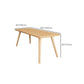 Rectangular Shaped Executive Desk Natural Writing Desk for Office