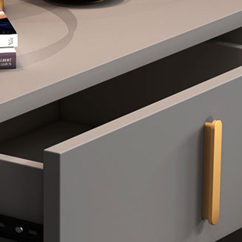 Les tiroirs de chevet de lit en bois d'ingénierie comprennent la table de chevet pour la chambre