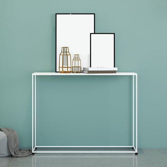 Contemporary Rectangle Console Accent Table Antique Finish Sofa Table