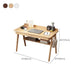 Modern Rectangular Home Writing Desk Solid Wood Office Desk with Drawer