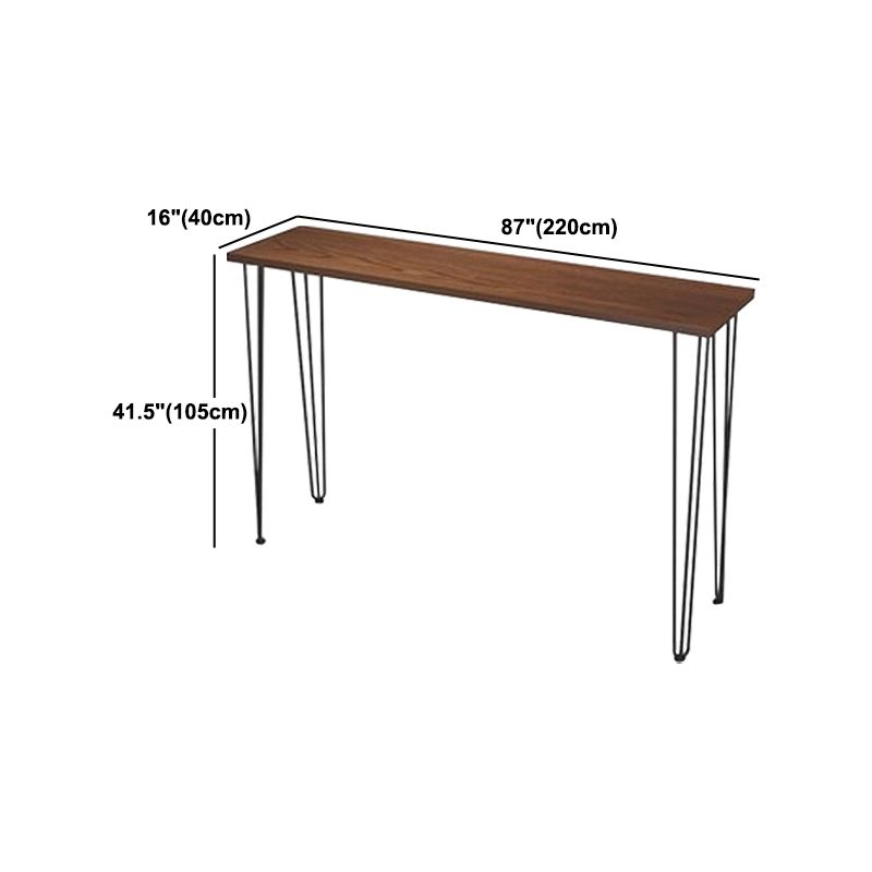 Modern 1/2/3/4 Pieces Wooden Pub Table Set Fixed Table Counter Table for Dining Room Clearhalo 'Bar Furniture' 'furn' 'furn_home_bar_bar_sets' 'Furniture' 'Home Bars & Bar Sets' 'home_bar_bar_sets' 'Kitchen & Dining Furniture' 1200x1200_917bcb2d-06e2-4a1f-ac80-1bafb2ce6a9d