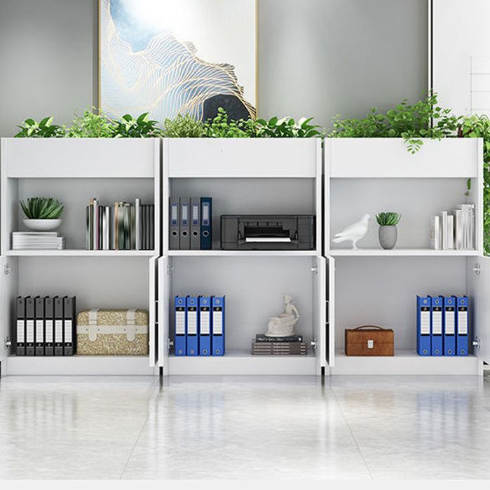 Archivo de madera de archivos verticales modernos de mediados de siglo para la oficina en casa