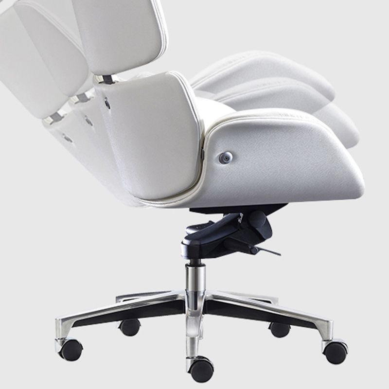 Contemporary Leather Managers Chair Height-adjustable Swivel Chair for Office Clearhalo 'furn' 'furn_office_chair' 'Furniture' 'Office Chairs' 'Office Furniture' 'office_chair' 1200x1200_917dbb14-8832-434c-be02-68748f6d2f35