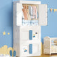 Plastic Bedroom Storage Cabinet Contemporary Hinged Door Cabinet