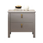 Contemporary Nightstand Solid Wood Bedside Cabinet for Bedroom