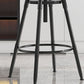 Industrial Adjustable Counter Chair Metal Round Indoor Dining Stool with Swivel