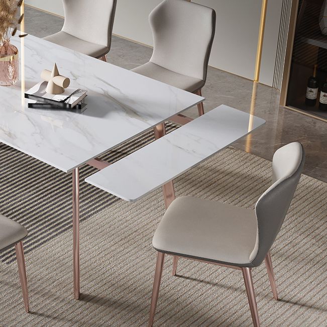 Luxury 1/4/5/7 Pieces Dining Set Sintered Stone Extendable Dining Table with Chairs Clearhalo 'Dining Room Sets' 'Dining Tables & Seating' 'dining_room_set' 'furn' 'furn_dining_room_set' 'Furniture' 'furniture_dining_room_set' 'Kitchen & Dining Furniture' 'kitchen&dining_furn' 'kitchen' 1200x1200_91809d7c-7a14-4a1c-9cc5-4de2a3752fca