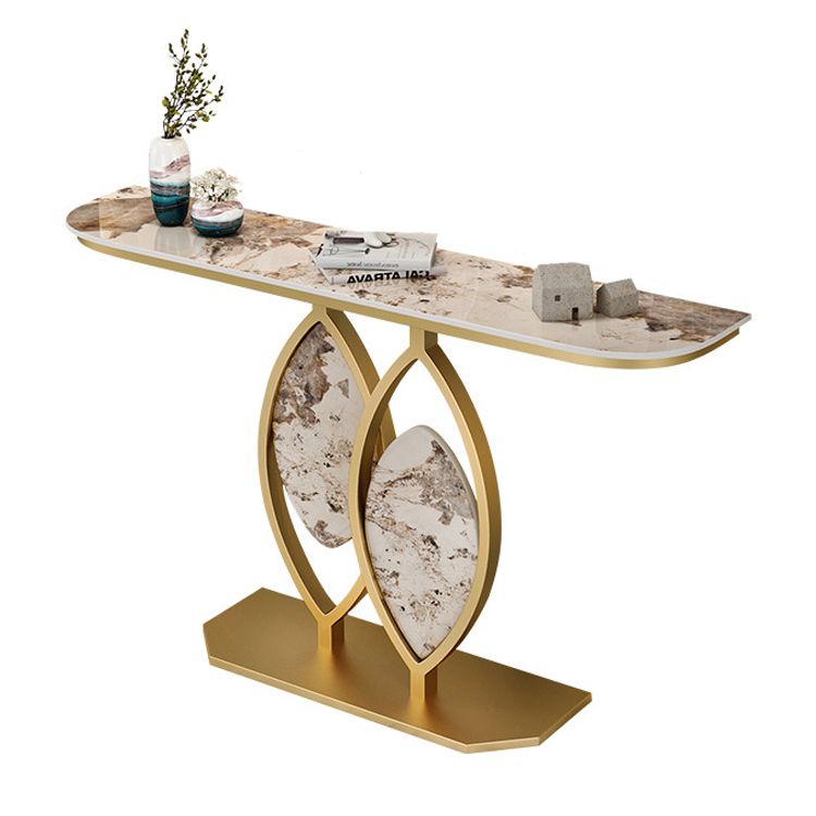 Tavolo console in pietra glam tavolo da fine graffio per la sala