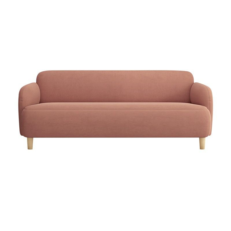 26.37"H Scandinavian Faux Leather Square Arm Stain Resistant Sofa for Apartament Clearhalo 'furn' 'furn_sofas' 'Furniture' 'furniture_sofas' 'kitchen' 'kitchen_sofas' 'Living Room Furniture' 'Sofa' 'sofas' 1200x1200_9184992b-1368-486a-b7e4-884a5a6e80b6