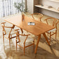 Solid Wood Dining Room Table 4 Legs Dining Table for Kitchen