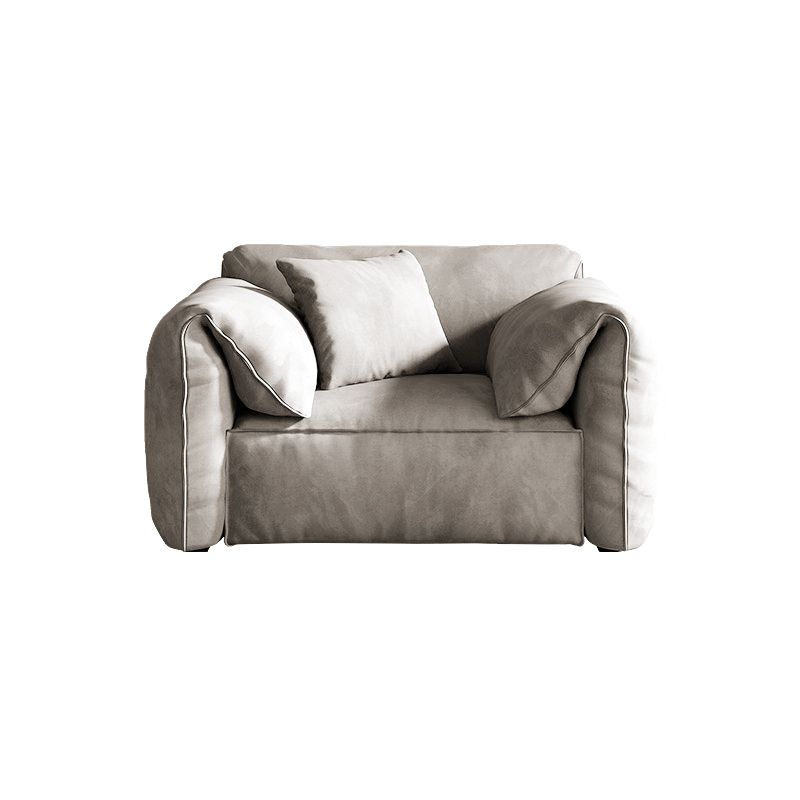 フェイクレザーステーションリビングルーム枕トップアーム緑の座席