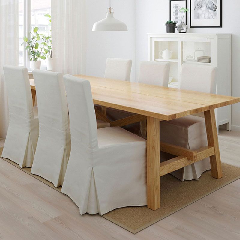 Simplicity Style Dining Table Rectangle Table for Home Kitchen Clearhalo 'Dining Tables & Seating' 'Dining Tables' 'dining_table' 'furn' 'furn_dining_table' 'Furniture' 'Kitchen & Dining Furniture' 1200x1200_918a4cae-5b79-48e8-a7d9-26c7c8c02d8d