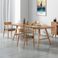 Rectangle Wooden Dining Table Modern Pine Table in Nature with Double Pedestal Clearhalo ' dining_table' 'Dining Tables & Seating' 'Dining Tables' 'furn' 'furn_dining_table' 'Furniture' 'furniture_dining_table' 'Kitchen & Dining Furniture' 'kitchen&dining_furn' 'kitchen' 'kitchen_dining_table' 1200x1200_918b71b0-6d23-4afa-a636-b275e7e0998e